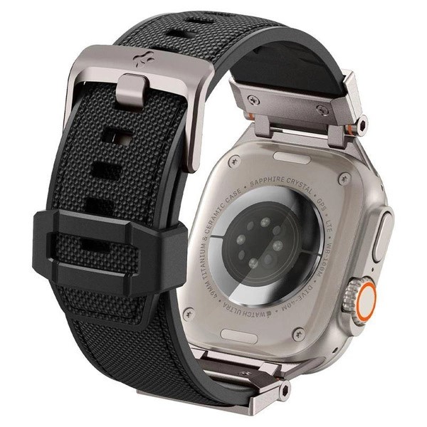 Curea Spigen Apple Watch 4/5/6/7/8/9/SE ULTRA1/2 42/44/45/49MM Durapro Armor Tpu-Nylon-Negru - 1 | YEO